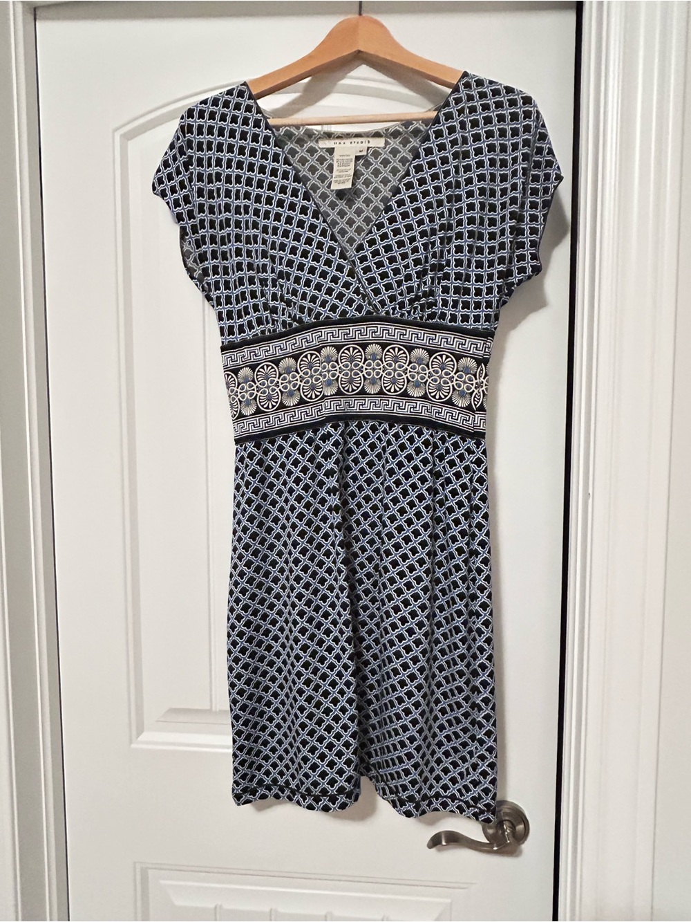 Max Studio Navy and Light blue dress